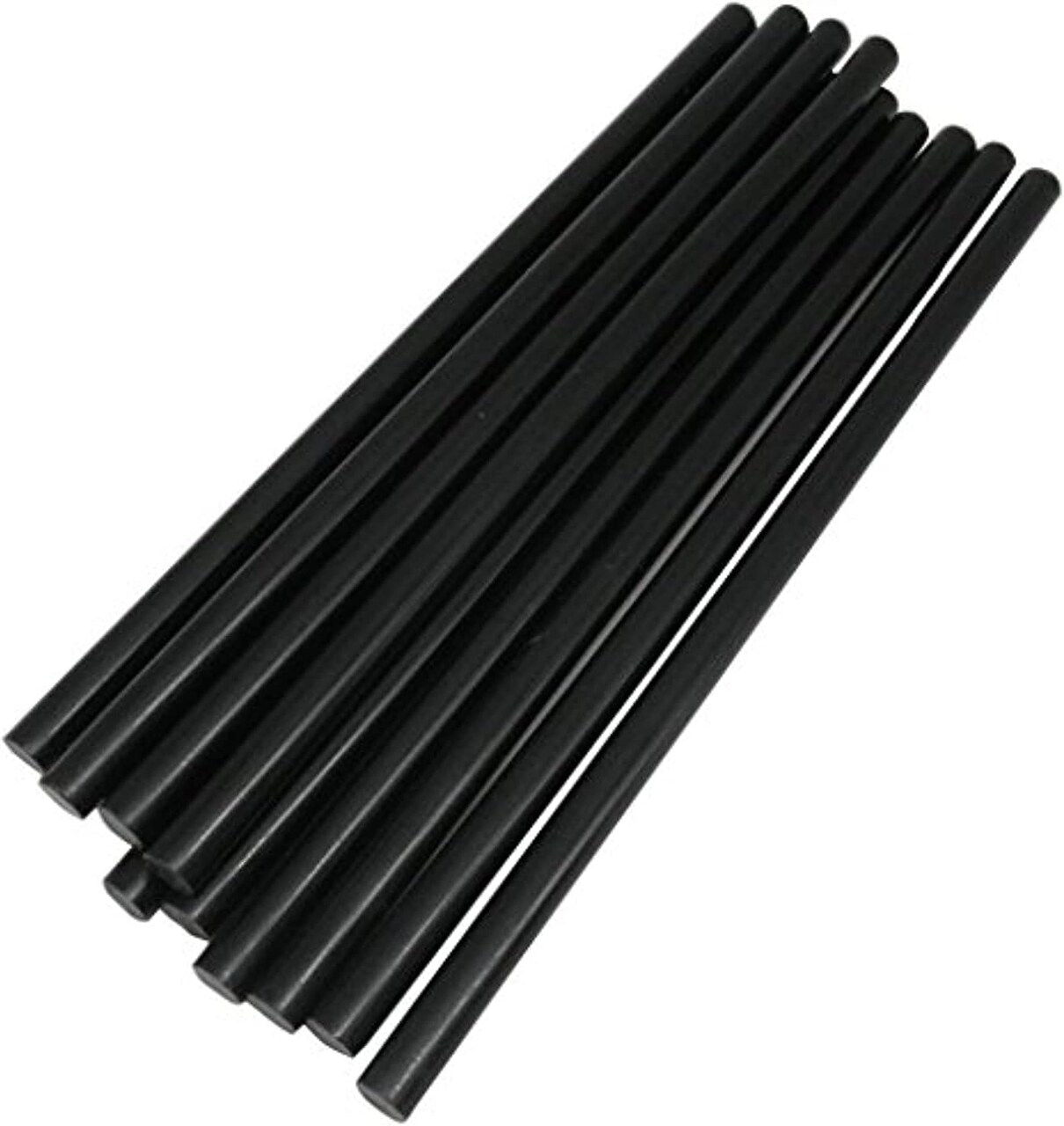 Pack of 100 Black 11mmx270mm - Hot Melt Glue Sticks Strips Melting Adhesive for Handmade Craft DIY Home Office Project Craftwork Fix & Repairs